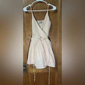 ASOS light-pink wrap dress